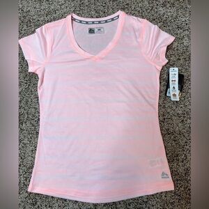 RBX Performance Orange White Stripe Shirt Short Sleeve Women’s Size S